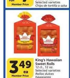 Albertsons King's Hawaiian Sweet Rolls - 12 ct., 12 oz. Selected varieties offer