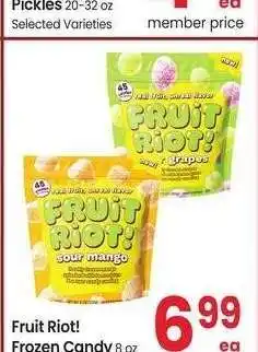 Albertsons Fruit Riot! Frozen Candy - 8 oz Selected Varieties offer