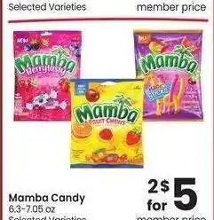 Albertsons Mamba Candy - 6.3-7.05 oz Selected Varieties offer