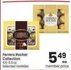 Albertsons Ferrero Rocher Collection - 4.6-5.3 oz Selected Varieties offer