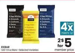 Albertsons RXBAR - 1.83-1.9 oz Bars • Selected Varieties offer