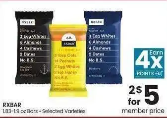 Albertsons RXBAR - 1.83-1.9 oz Bars • Selected Varieties offer