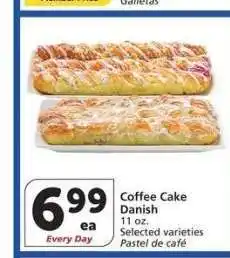 Albertsons Coffee Cake Danish - 11 oz. Selected varieties Pastel de café offer