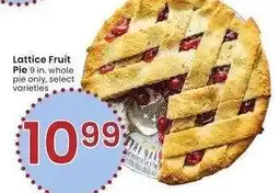Albertsons Lattice Fruit Pie - 9 in. whole pie only, select varieties offer