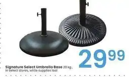 Albertsons Signature Select Umbrella Base - 20 kg offer