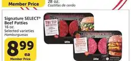Albertsons Signature SELECT Beef Patties - 16 oz. Selected varieties offer