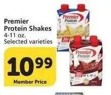 Albertsons Premier Protein Shakes - 4-11 oz. Selected varieties offer