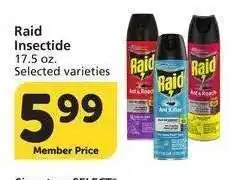 Albertsons Raid Insectide - 17.5 oz. Selected varieties offer