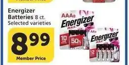 Albertsons Energizer Batteries - 8 ct. Selected varieties offer