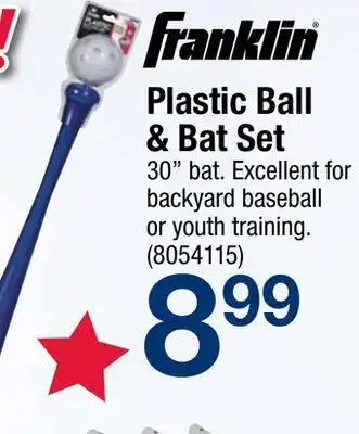 Ace Hardware Plastic Ball & Bat Set offer