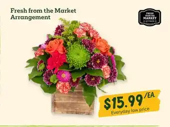 Sprouts Farmers Market Fresh from the Market Arrangement offer