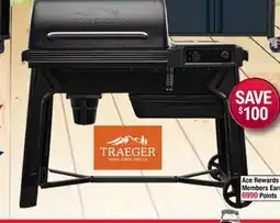 Ace Hardware Traeger Woodridge Wood Pellet Grill offer