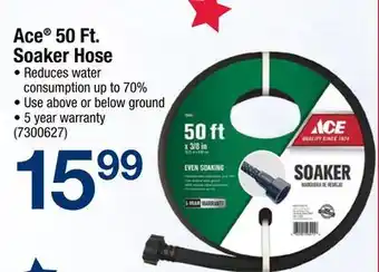 Ace Hardware Ace 50 Ft. Soaker Hose offer