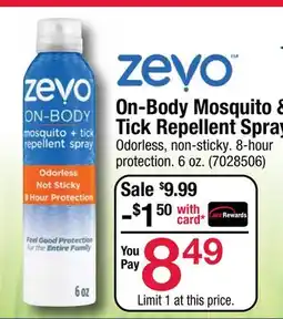 Ace Hardware On-Body Mosquito & Tick Repellent Spray offer