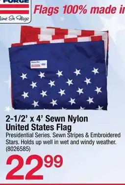 Ace Hardware 2-1/2' x 4' Sewn Nylon United States Flag offer