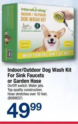 Ace Hardware Indoor/Outdoor Dog Wash Kit For Sink Faucets or Garden Hose offer