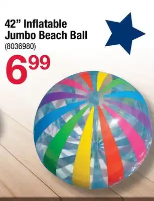 Ace Hardware 42 Inflatable Jumbo Beach Ball offer