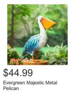 Costco Evergreen Majestic Metal Pelican offer