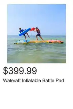 Costco Wateraft Inflatable Battle Pad offer