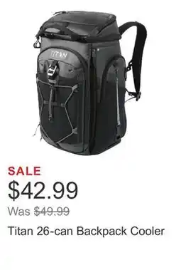 Costco Titan 26-can Backpack Cooler offer