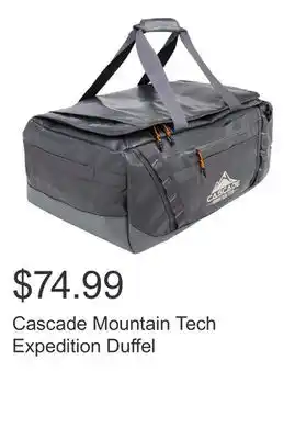 Costco Cascade Mountain Tech Expedition Duffel offer