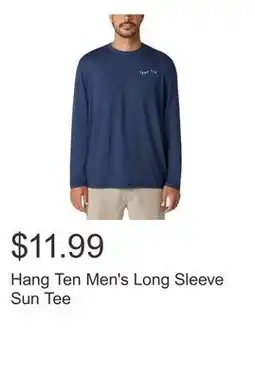 Costco Hang Ten Men's Long Sleeve Sun Tee offer