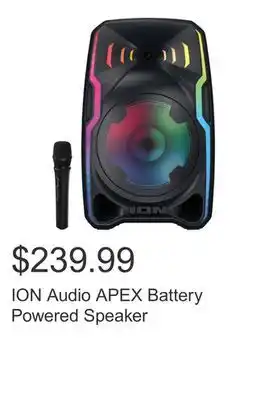 Costco ION Audio APEX Battery Powered Speaker offer