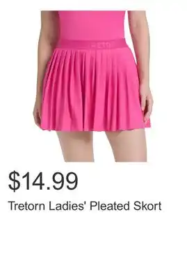 Costco Tretorn Ladies' Pleated Skort offer