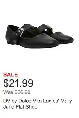 Costco DV by Dolce Vita Ladies' Mary Jane Flat Shoe offer