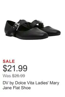 Costco DV by Dolce Vita Ladies' Mary Jane Flat Shoe offer