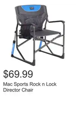 Costco Mac Sports Rock n Lock Director Chair offer