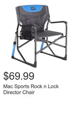 Costco Mac Sports Rock n Lock Director Chair offer