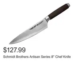 Costco Schmidt Brothers Artisan Series 8 Chef Knife offer