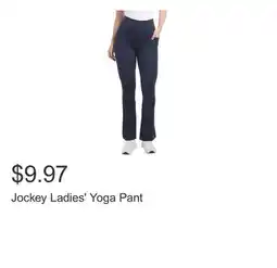 Costco Jockey Ladies' Yoga Pant offer