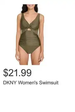 Costco DKNY Women's Swimsuit offer