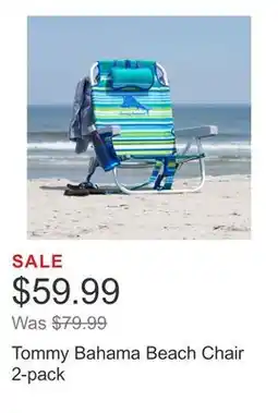 Costco Tommy Bahama Beach Chair 2-pack offer