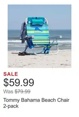 Costco Tommy Bahama Beach Chair 2-pack offer