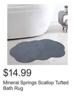 Costco Mineral Springs Scallop Tufted Bath Rug offer