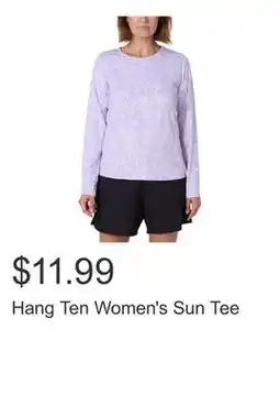 Costco Hang Ten Women's Sun Tee offer