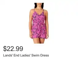 Costco Lands' End Ladies' Swim Dress offer