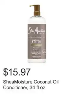 Costco SheaMoisture Coconut Oil Conditioner, 34 fl oz offer