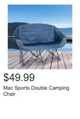 Costco Mac Sports Double Camping Chair offer