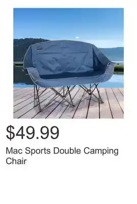 Costco Mac Sports Double Camping Chair offer