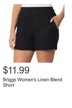 Costco Briggs Women's Linen Blend Short offer