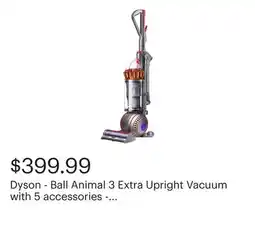 Best Buy Dyson - Ball Animal 3 Extra Upright Vacuum with 5 accessories - Copper/Silver offer