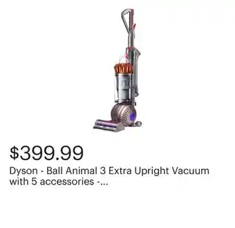 Best Buy Dyson - Ball Animal 3 Extra Upright Vacuum with 5 accessories - Copper/Silver offer