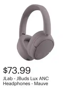 Best Buy JLab - JBuds Lux ANC Headphones - Mauve offer