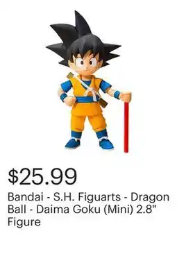 Best Buy Bandai - S.H. Figuarts - Dragon Ball - Daima Goku (Mini) 2.8 Figure offer