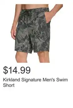 Costco Kirkland Signature Men's Swim Short offer