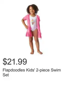Costco Flapdoodles Kids' 2-piece Swim Set offer